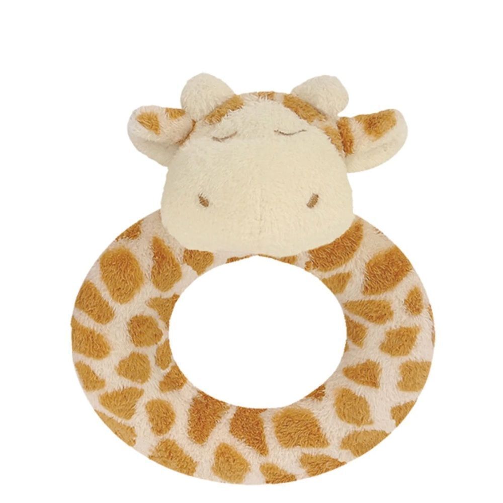 Angel Dear Ring Rattle, Tan Giraffe NWT